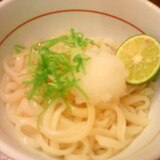 ☆。*・★ 手軽に☆すだちうどん☆。.:*:・★